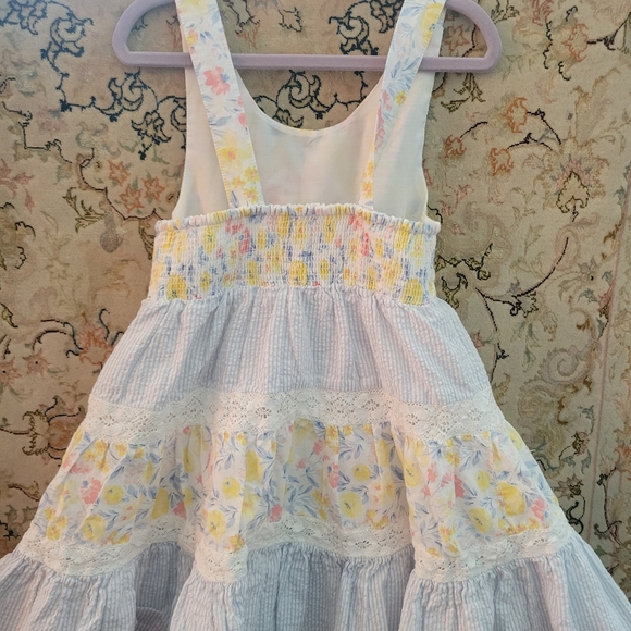 Tommy Bahama Yellow and White Floral Kids Dress - Picture 3 of 9